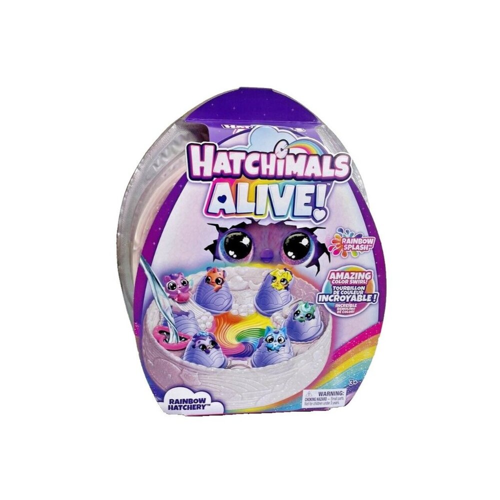 Hatchimals Alive Rainbow Hatchery Water Change Color 6 Characters